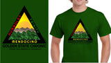 Tee Shirt, Color: Green, Emerald Triangle - Humboldt, Trinity, Mendocino