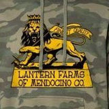 Hoodie - Lantern Farms Men's Camouflage Hoodie with Lantern Farms Lion Logo
