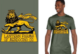 Tee Shirt - Lantern Farms Lion - Mens fatigue green tee shirts